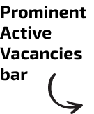 Prominent Active Vacancies bar